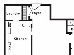 2 BR 2 BATH LARGE
